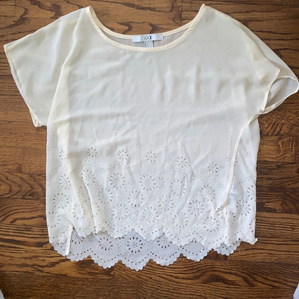 Sheer blouse